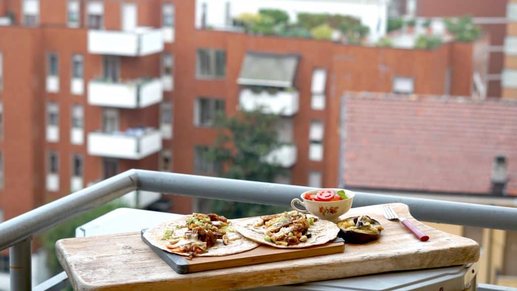 Wrap View from my balcony by truefoodsblog
