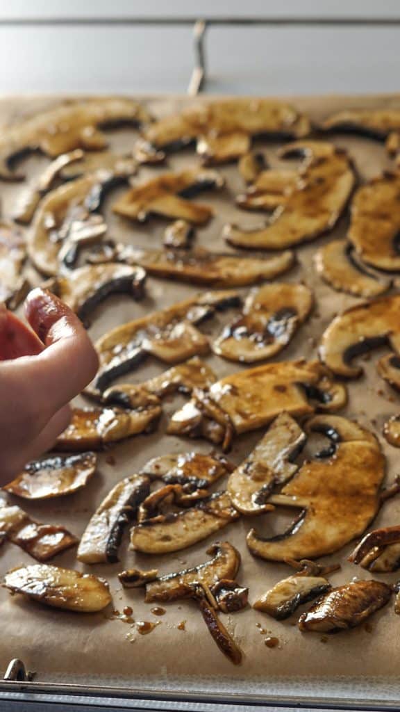 Vegan Portobello Bacon by Truefoodsblog