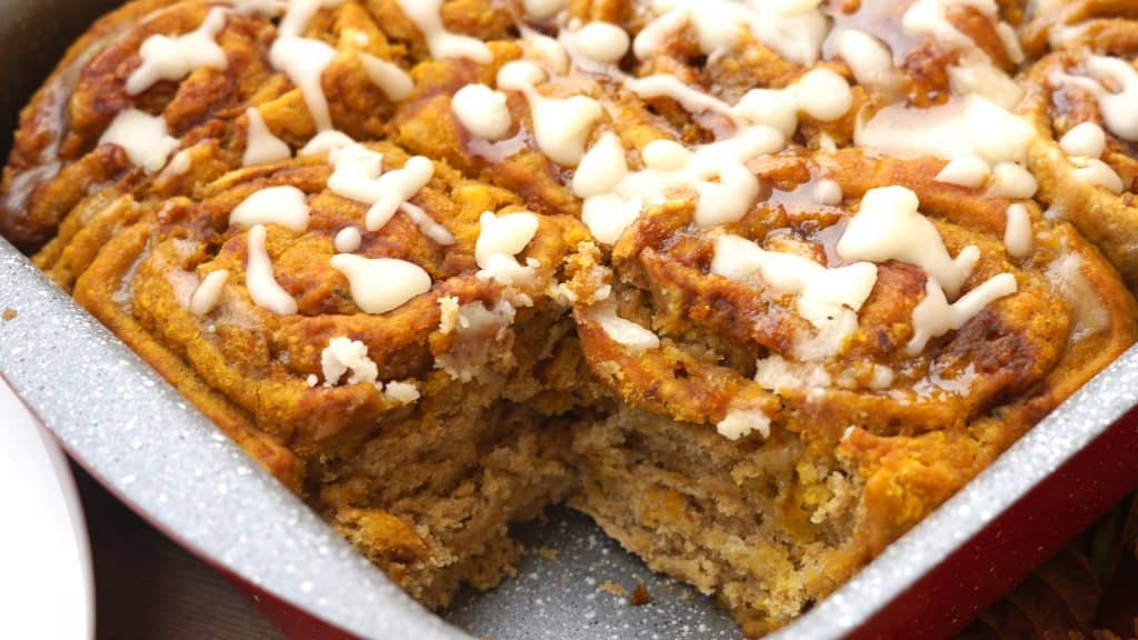 Vegan Pumpkin-Cinnamon-Chestnut Rolls by Truefoodsblog13