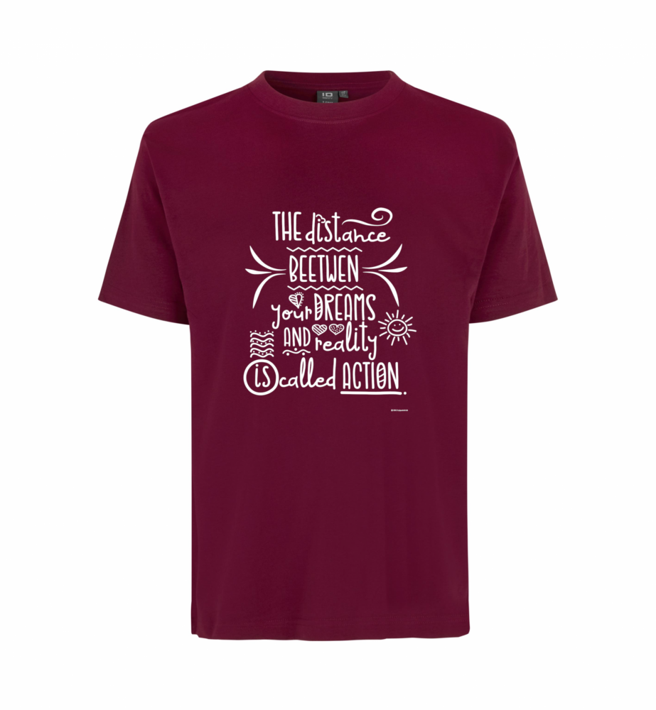 T-TIME® T-shirt | Herre | Design & Tryk - The distance between - Billede 2