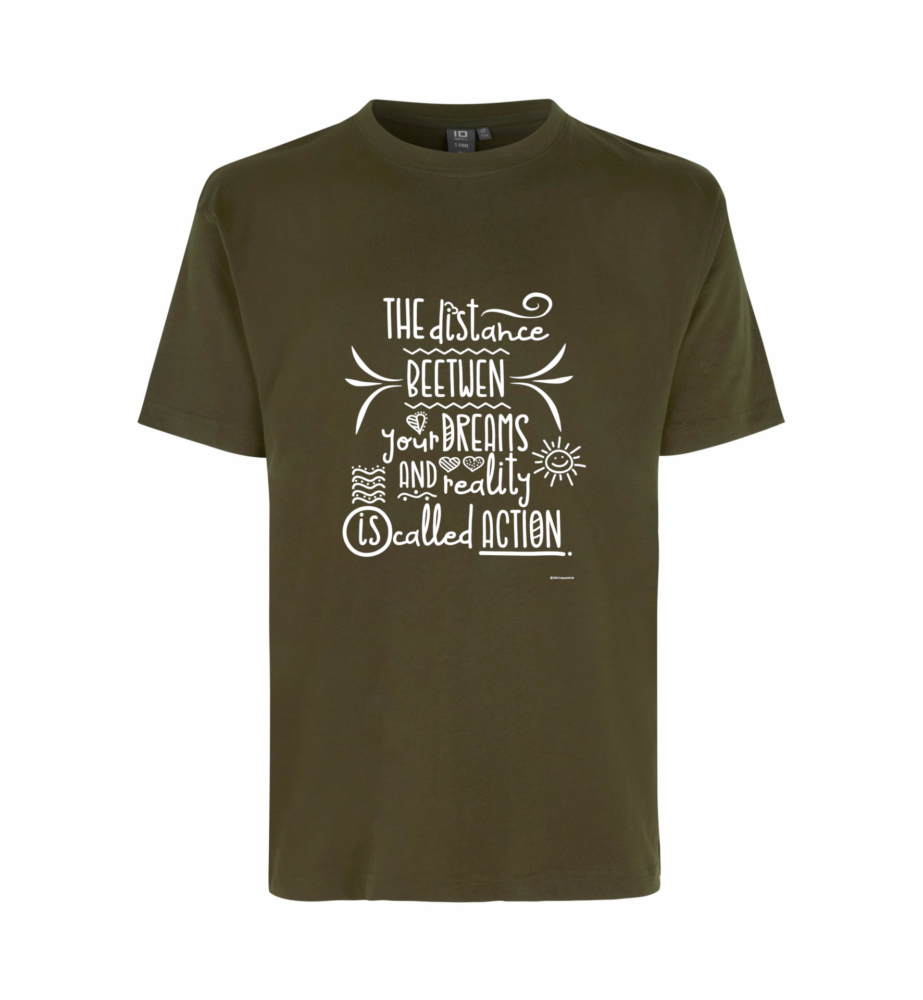T-TIME® T-shirt | Herre | Design & Tryk - The distance between - Billede 6