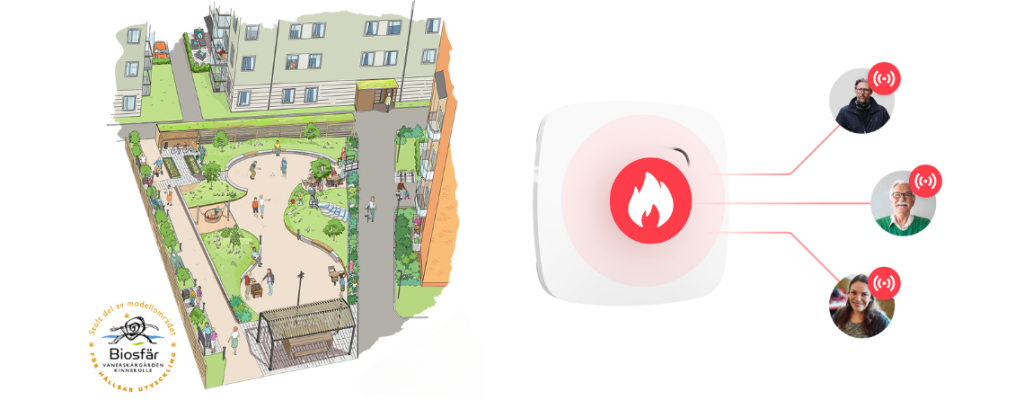 GöteneBostäder använder smart system med uppkopplade brandvarnare från Tryva