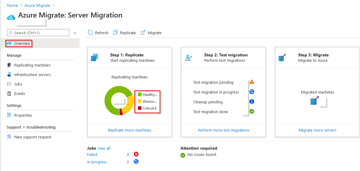 How to monitor Azure Migrate replication issues - Tunecom