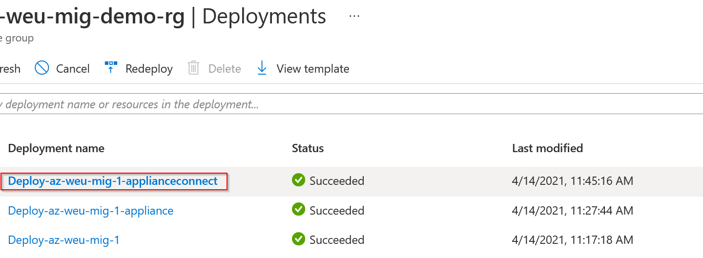 Azure Migrate Deployments