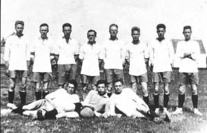 Fotballag fra Alvim i 1922