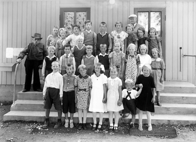 Jelsnes skole, klassebilde før 1939