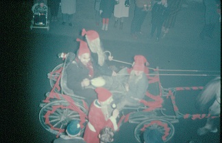 Julegateåpning på Greåker i 1965