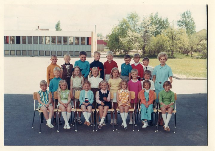 Lande skole. Klasse 1B 1969/1970.