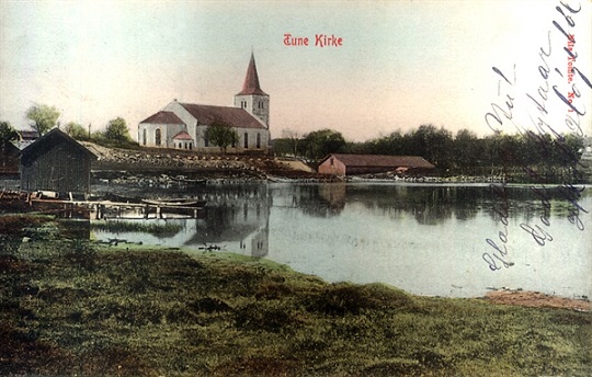 Tune kirke i 1909