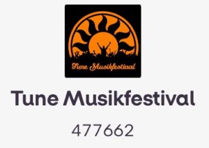 Støt Tune Musikfestival via MobilePay nummer 477662