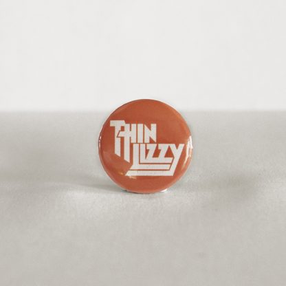 Turborock Productions Thin Lizzy, orange/white, badge/pin Heavy Metal