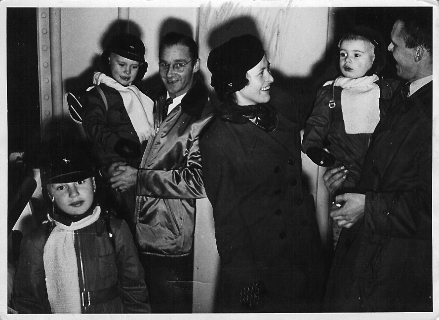 Familien Turèll på Grønland.
Ca. 1952.
Udlånt af Inge Turèll.