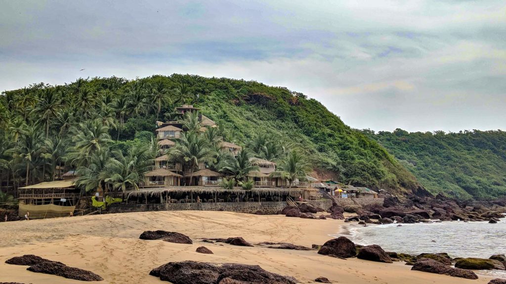The Cola Beach Resort på Cola Beach i södra Goa, Indien