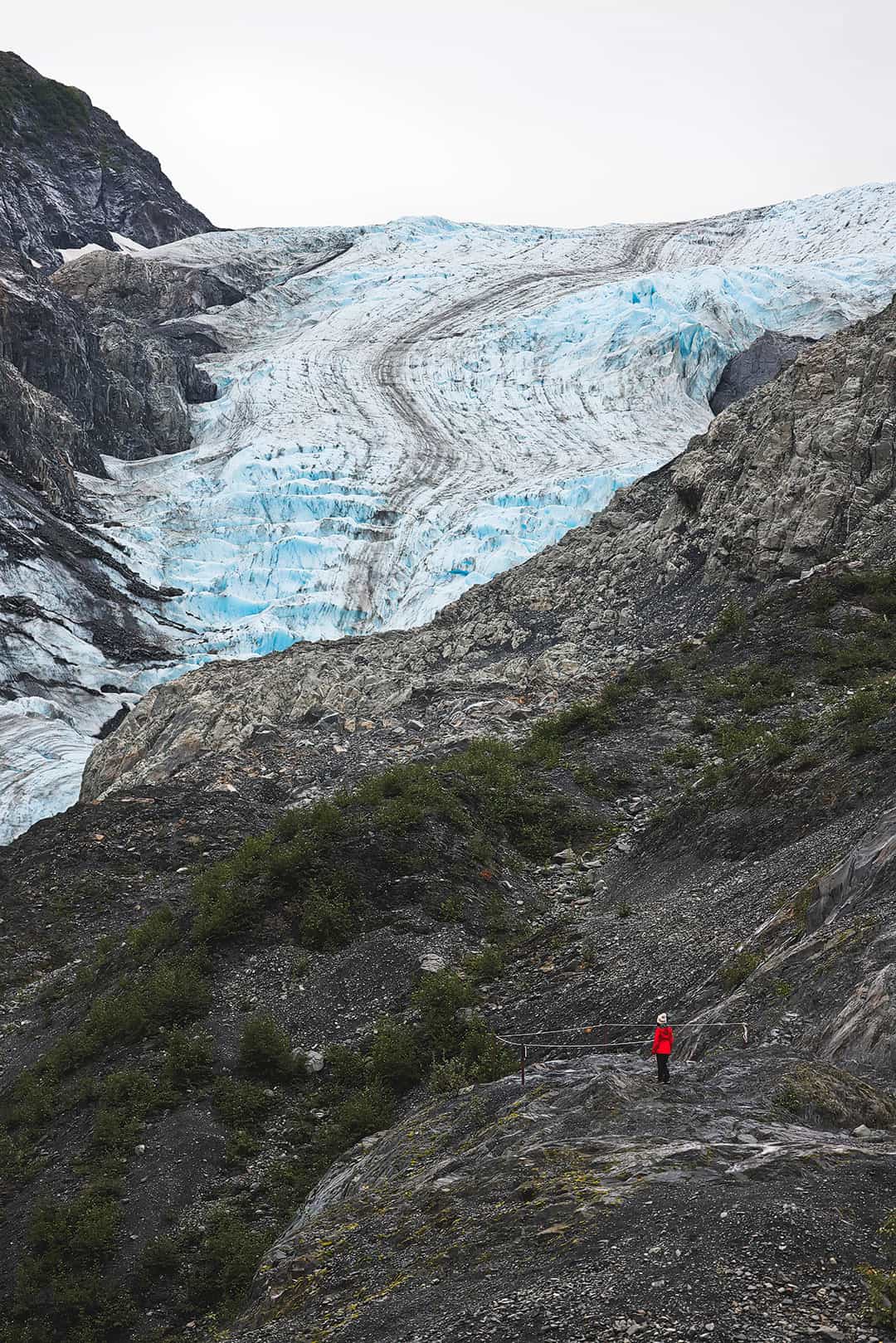 avsluta glaciären förbise spår