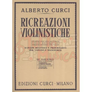Ricreazioni violinistiche fasc. III