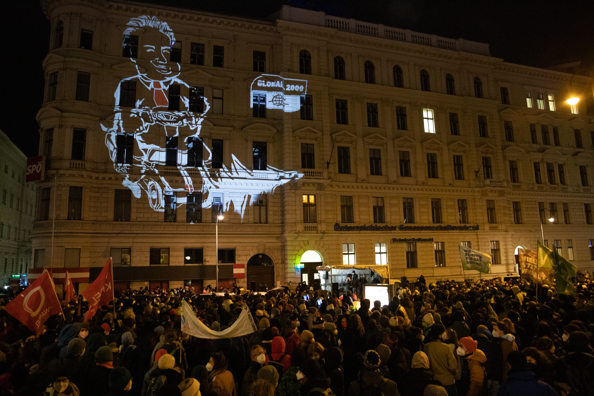 Prosvjed aktivista klime ispred središnjice SPÖ u Beču – galerija fotografija