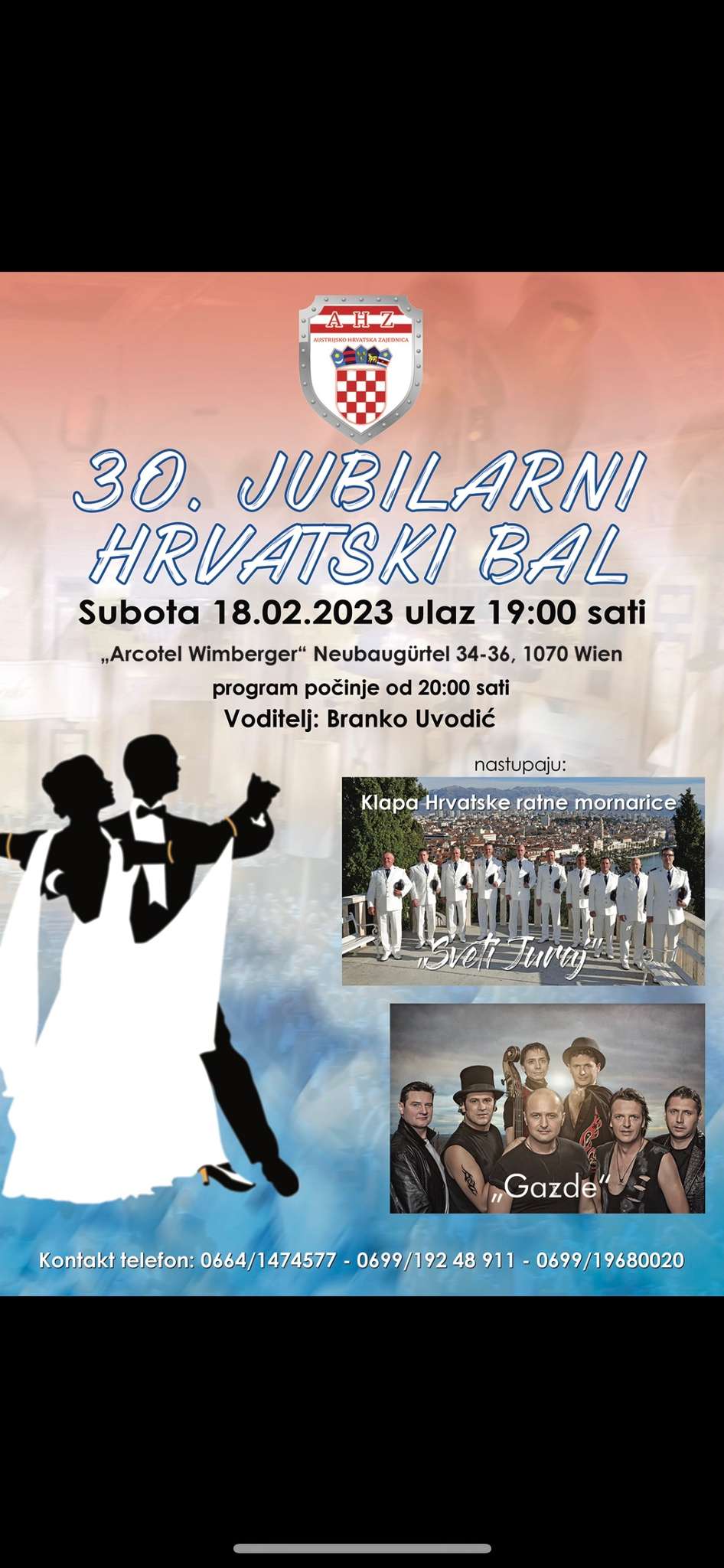 30. Jubilarni Hrvatski bal - Austrijsko - Hrvatske zajednice za kulturu i šport