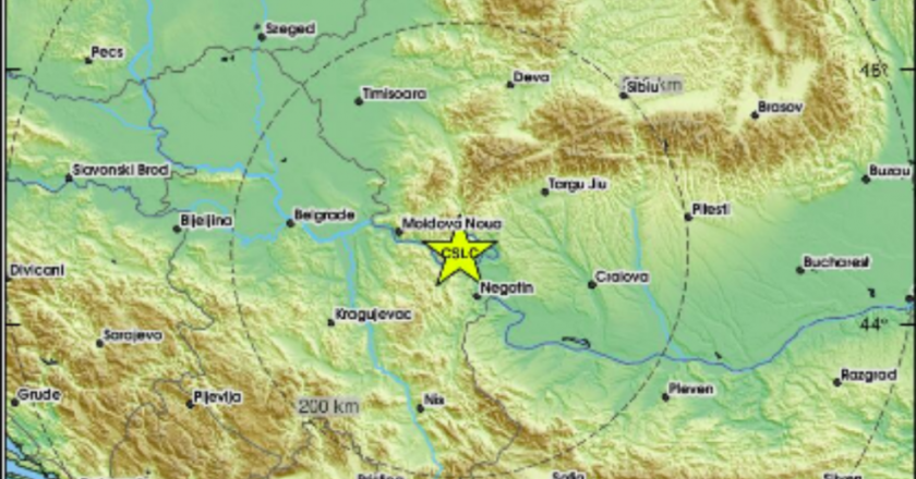 Potres magnitude 4,3 stupnja po Richteru prodrmao Srbiju