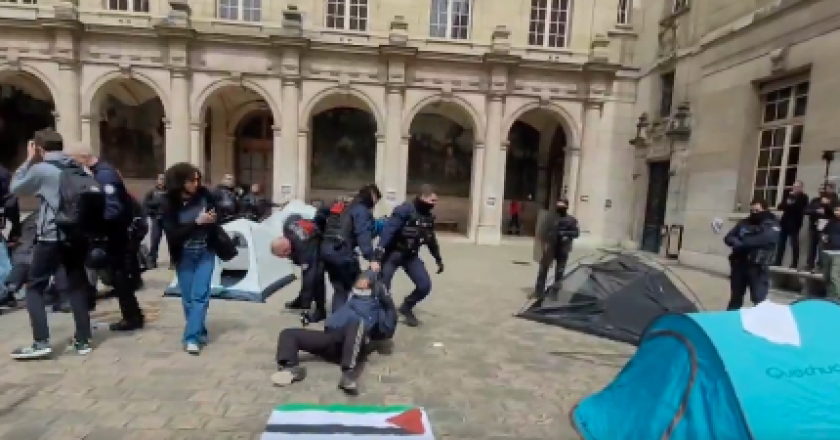 Pariška policija rastjerala prosvjed za Gazu pred Sorbonom
