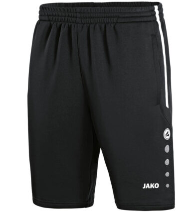 Jako Trainingsshort Active – Zwart/Wit