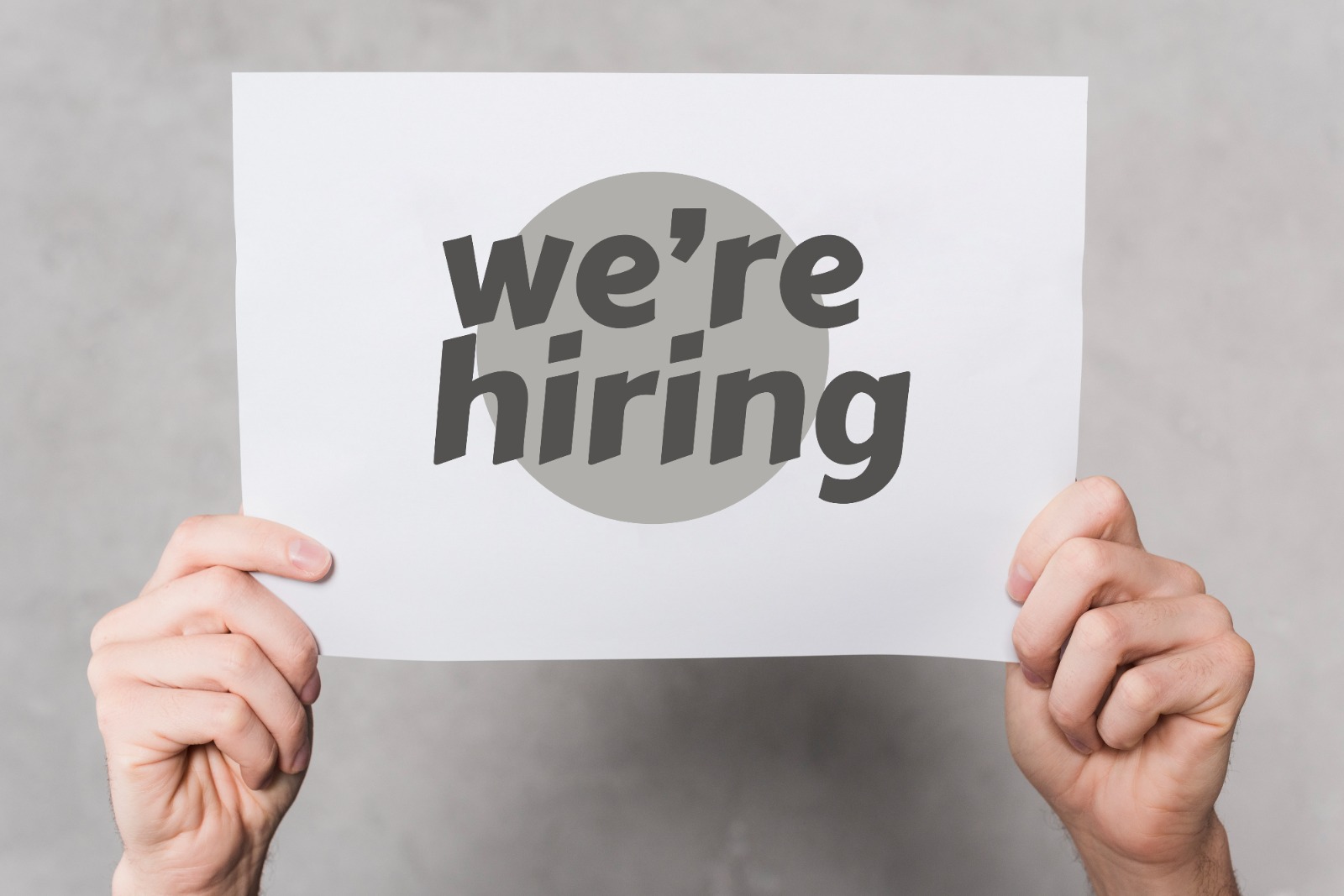 We're hiring