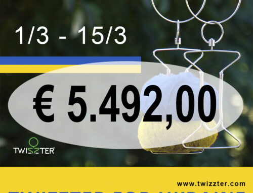 Twizzter campaign for Ukraine raises € 5.492,00