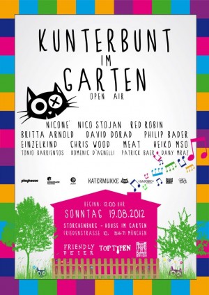 So, 19.08. Kunterbunt im Garten mit Katermukke