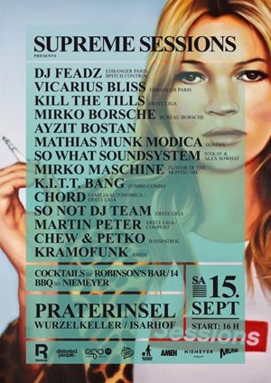 Sa, 15.09. Supreme Sessions mit Feadz, Vicarious Bliss und Munk