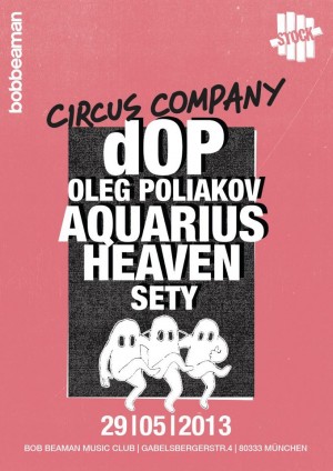 Mittwoch, 29.05. Stock5 präs. dOP & Aquarius Heaven – Bob Beaman
