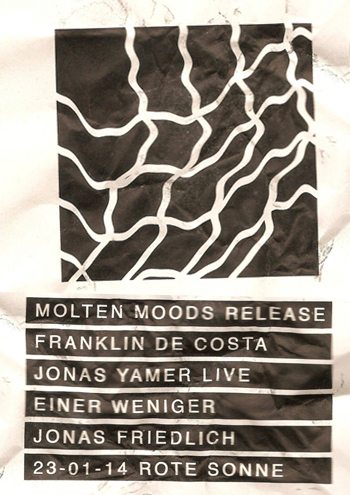 Donnerstag, 23.01. Molten Moods Release Party – Rote Sonne