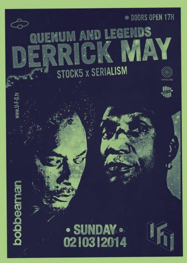 Sonntag, 02.03. Quenum & Derrick May – Bob Beaman