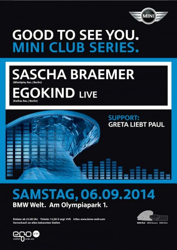 Samstag, 06.09. Mini Club Series – BMW Welt