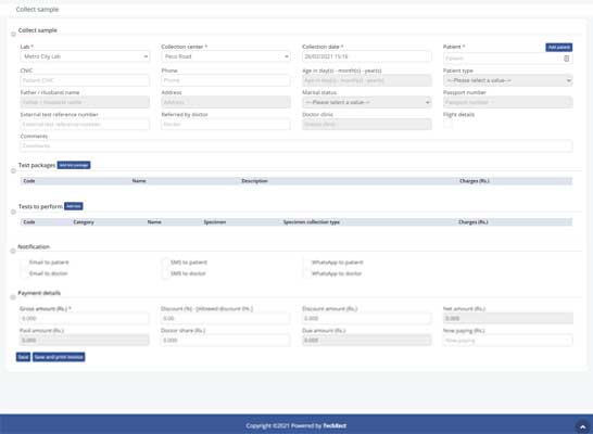 Laboratory Information Management System