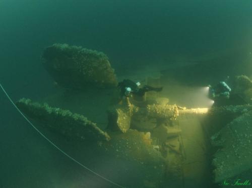 Stern section of HMS Audacious