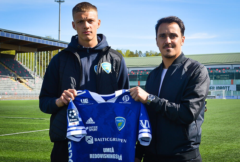 Umeå FC skriver kontrakt med Rasmus Andersson