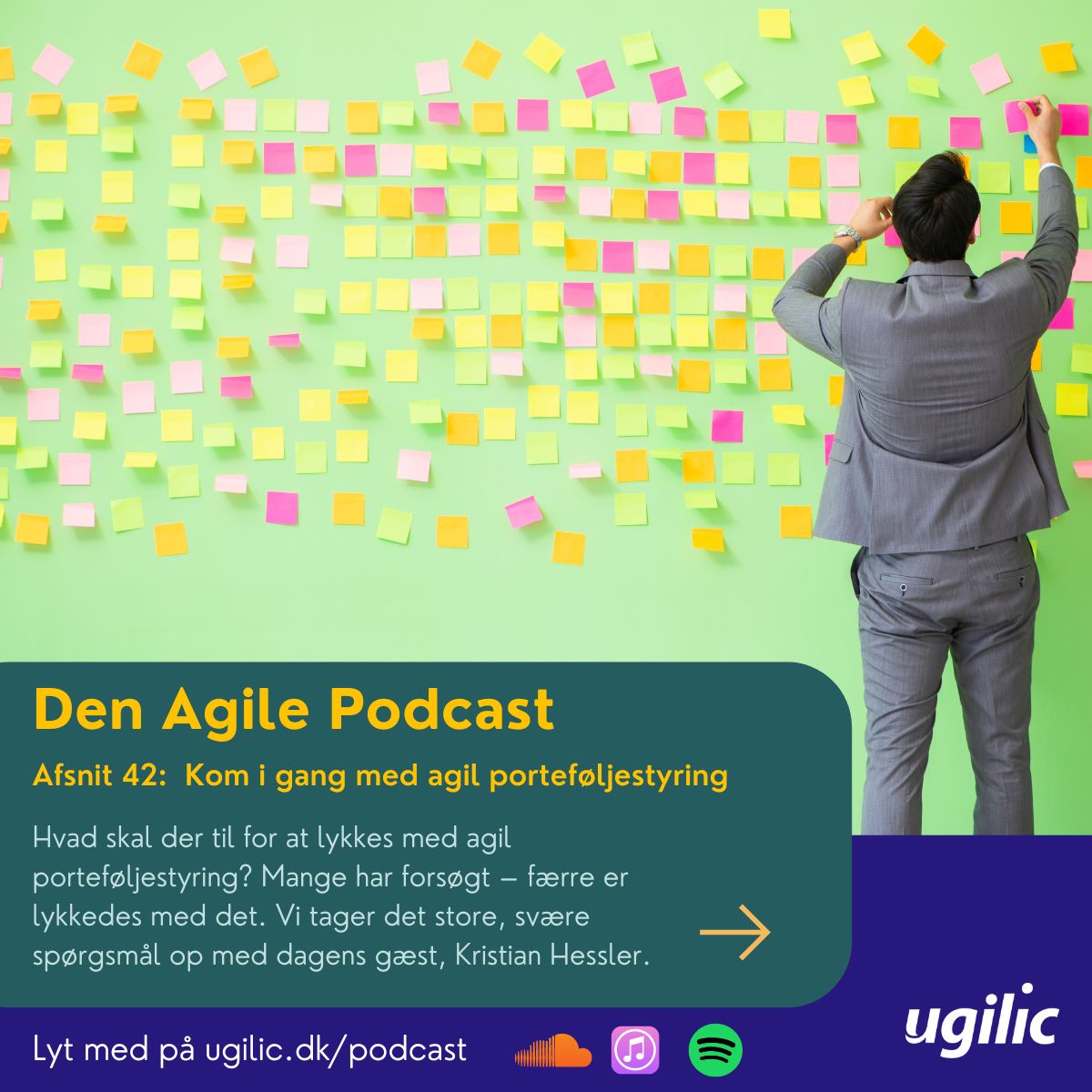Lyt til Den Agile Podcast. Afsnit 42 om porteføljestyring.