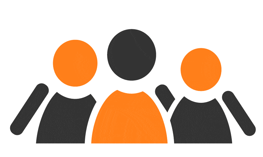 Drei Personen Symbol
