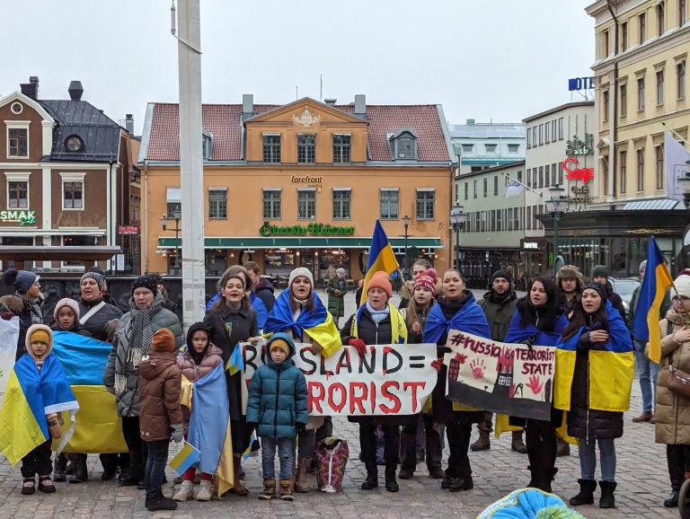 Demonstration in Linköping