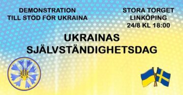 Demonstrationen på Ukrainas självständighetsdag | Демонстрація на День Незалежності України