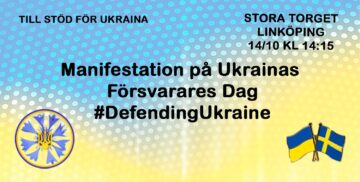 Manifestation på Ukrainas försvarares dag #DefendingUkraine / Маніфестація до Дня захисника України #DefendingUkraine