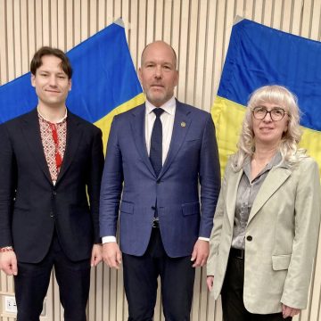 Möte med representanter för den Ukrainska Världskongressen / Зустріч з представниками Світового Конгресу Українців