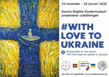 WithLoveToUkraine – Utställning på Sancta Birgitta Klostermuseum