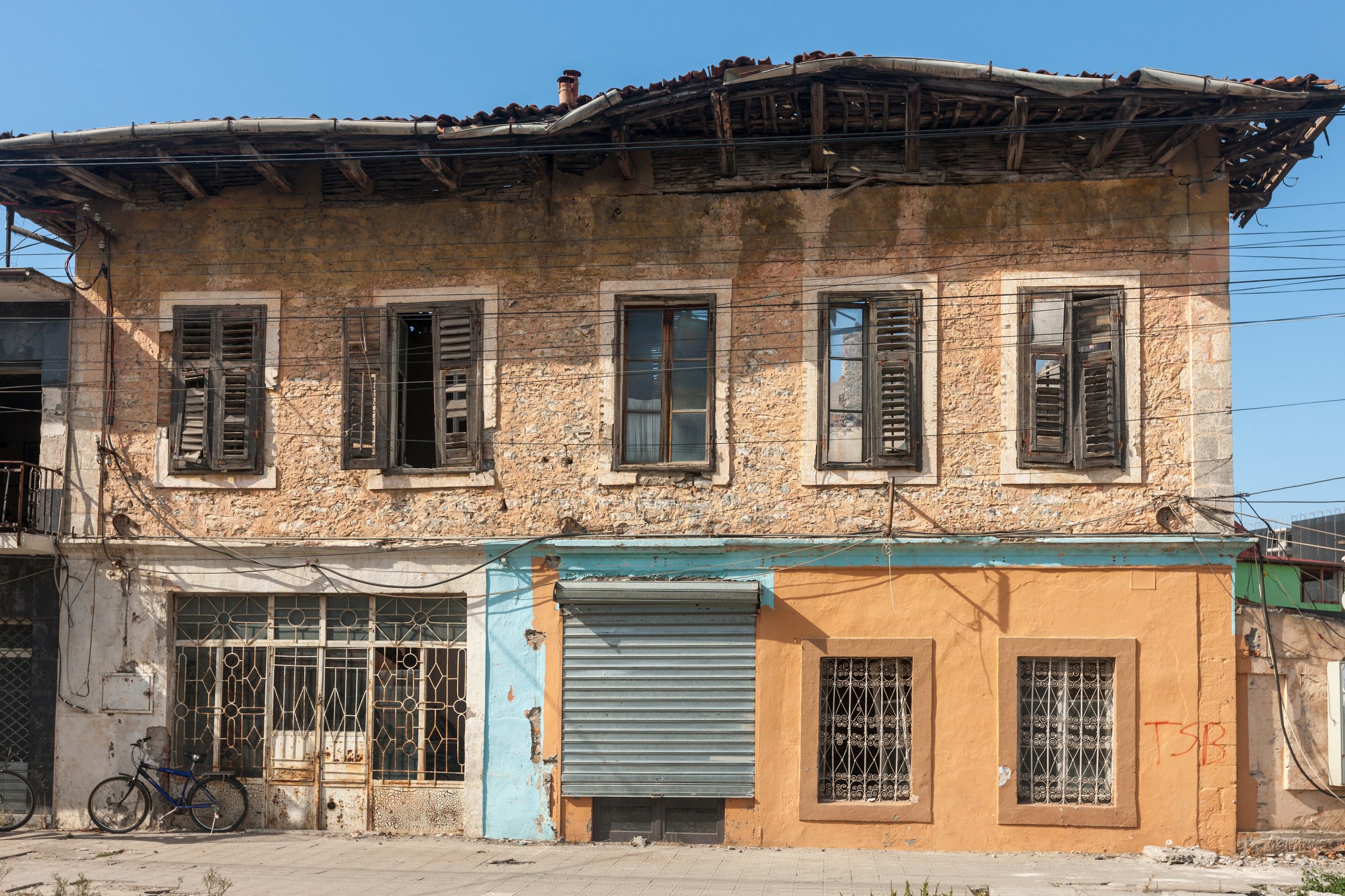 The one  old house in Albanian city Shkodra