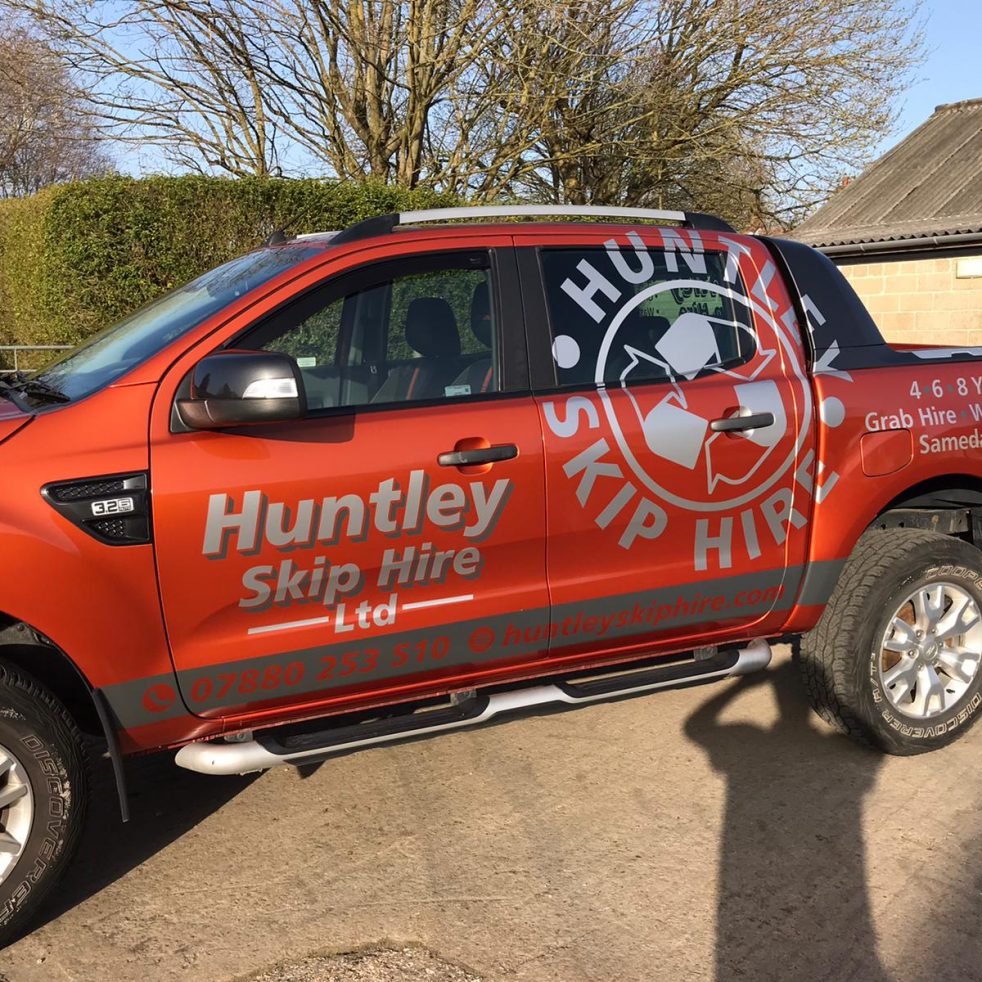Huntley Skip Hire into business