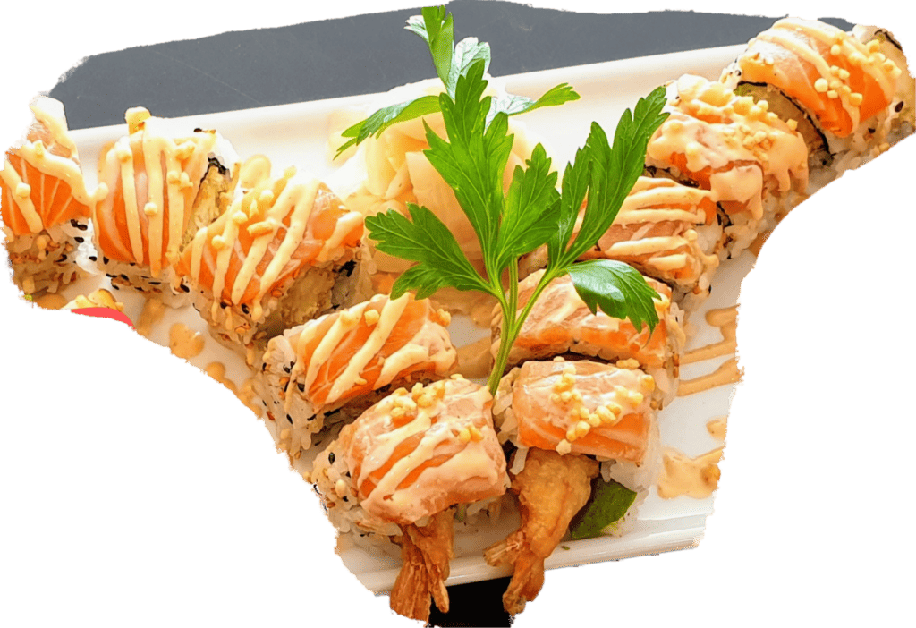 sushi med sriracha mayo