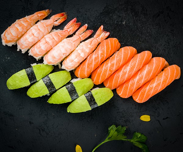 Godaste sushi Täby