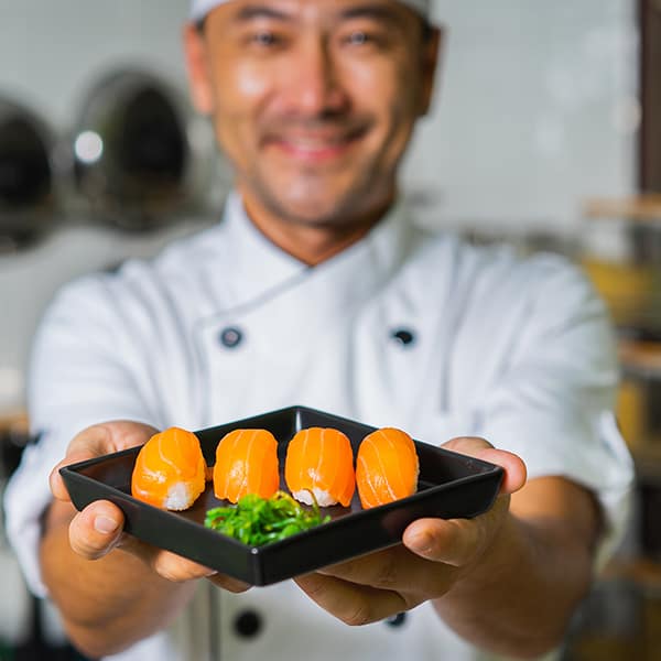 bästa sushin hos Umami Sushi