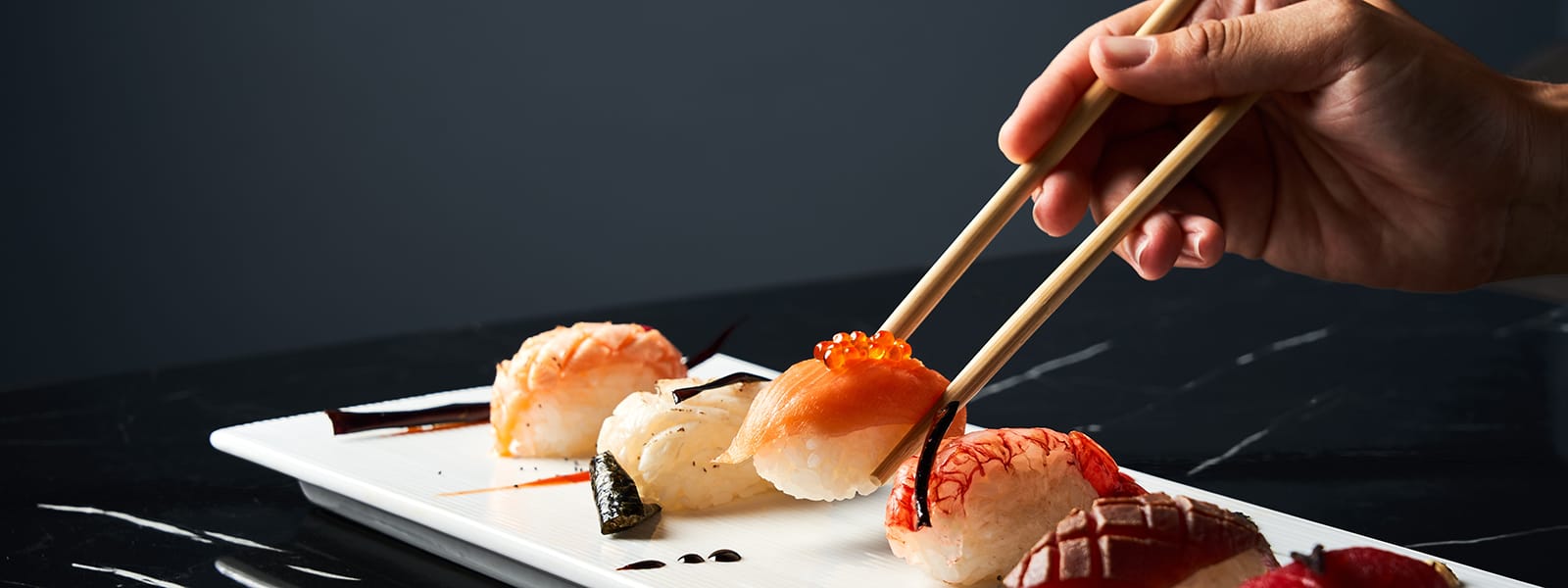 sushi läckra rätten från japan