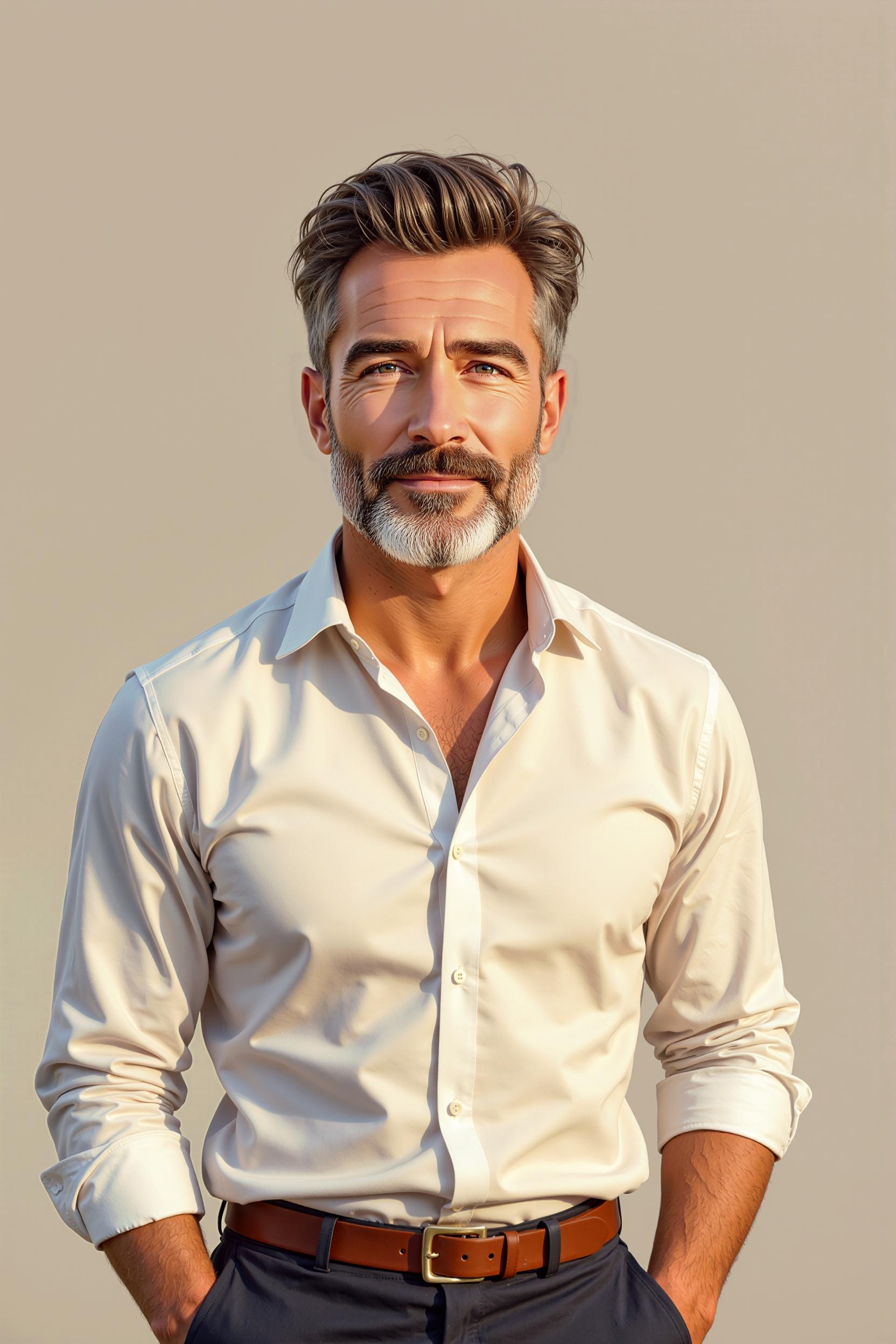 confident man with upright open posture representing posture and personality