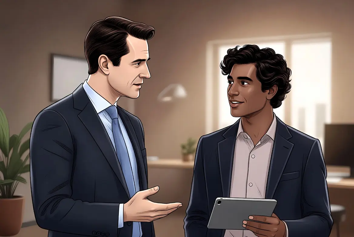 two people communicating using speech, body language and expressive tone to represent verbal, nonverbal and paraverbal communication